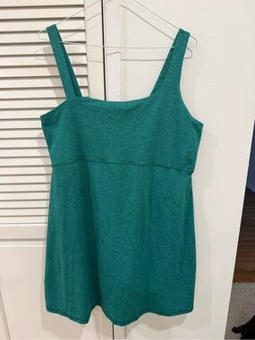 NEW Offline by Aerie The Hugger Asymmetrical Strap Green Mini Skort Dress XL